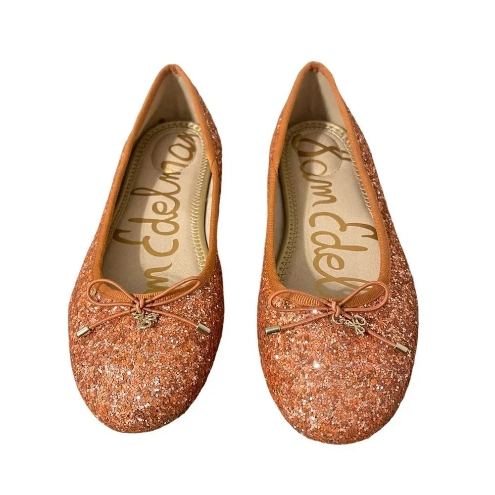 Sam Edelman‎ Unisex-Child Felicia Mini Ballet Flat, size is 4